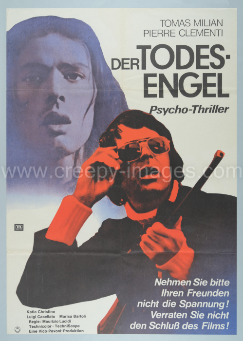 Der Todesengel / La vittima designata – Deutsches Plakat